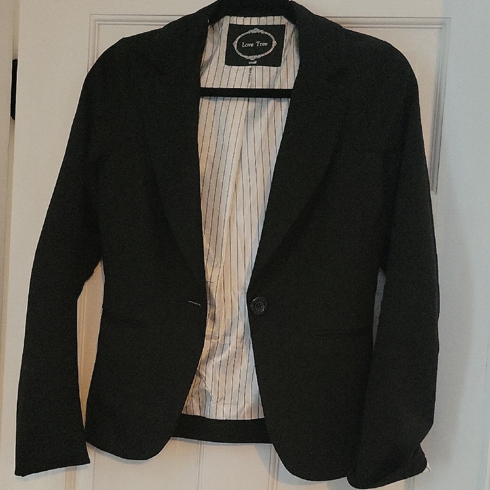 Love Tree Elegant Black Jacket